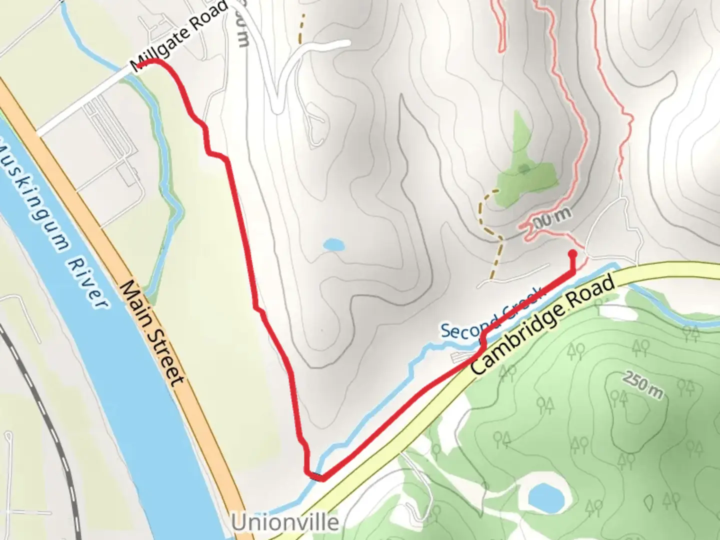 An image depicting the trail Devola Multi-Use Trail and its surrounding area.