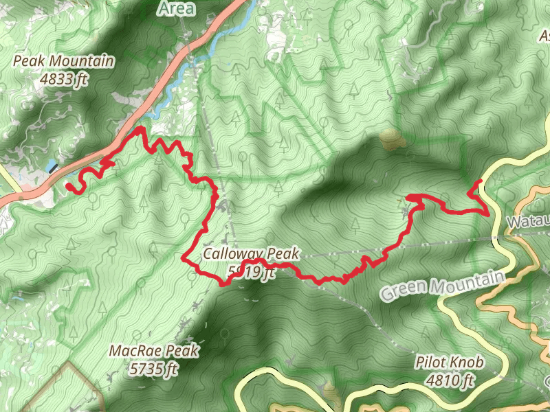 Profile Trail and Cragway and Nuwati Trail