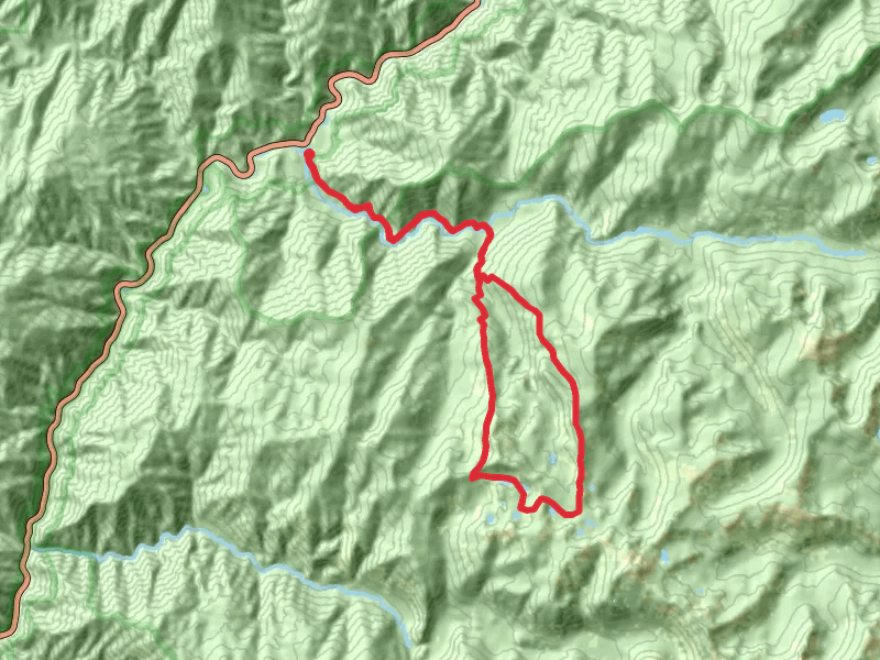 Boulder Creek Trail, Mud Lake and Lottie Lake Loop