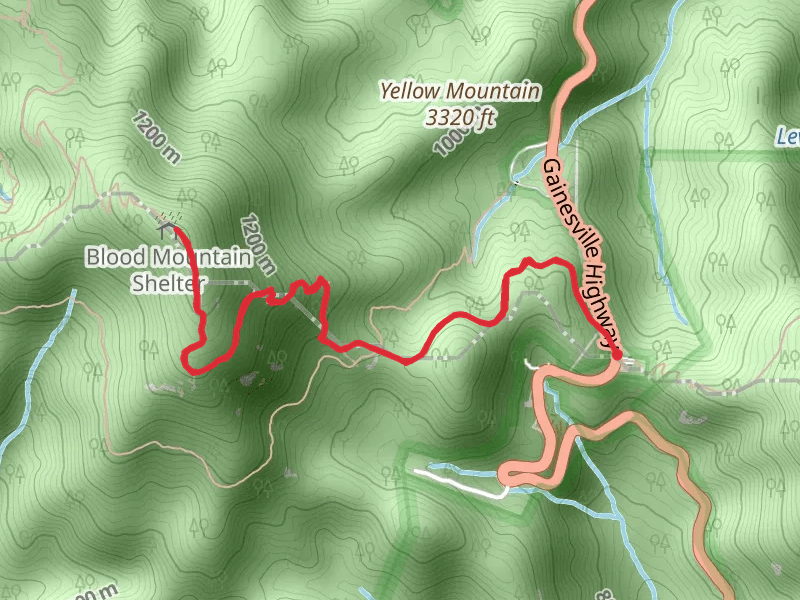 Blood Mountain via Appalachian Trail