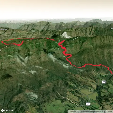 Chadwell Gap Trail, Indian Rock Trail and Ridge Trail