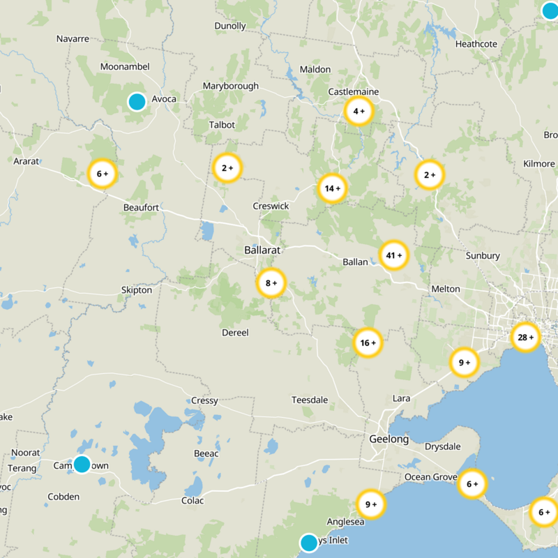 Buninyong Static Map