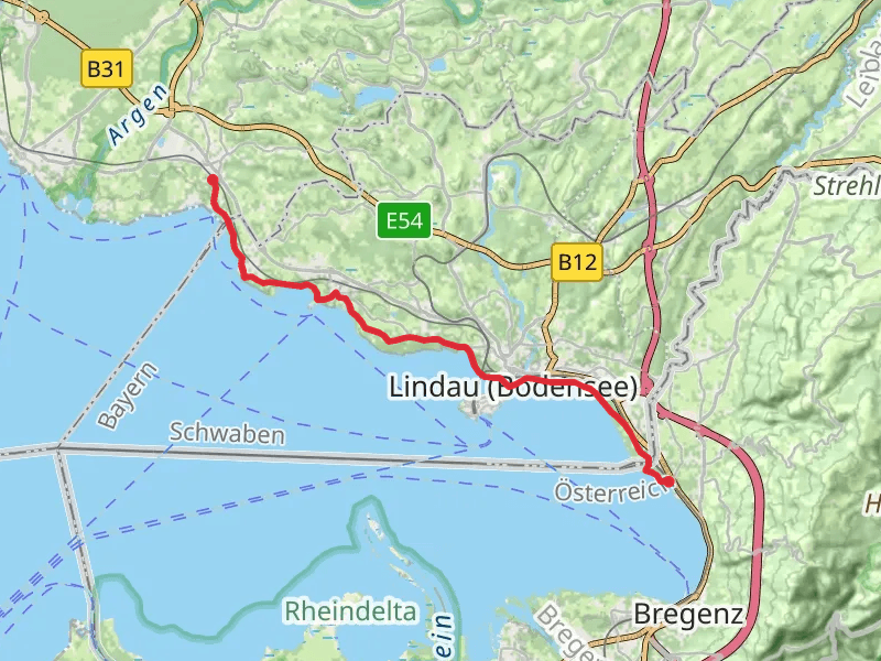 Lochau to Kressbronn Walk