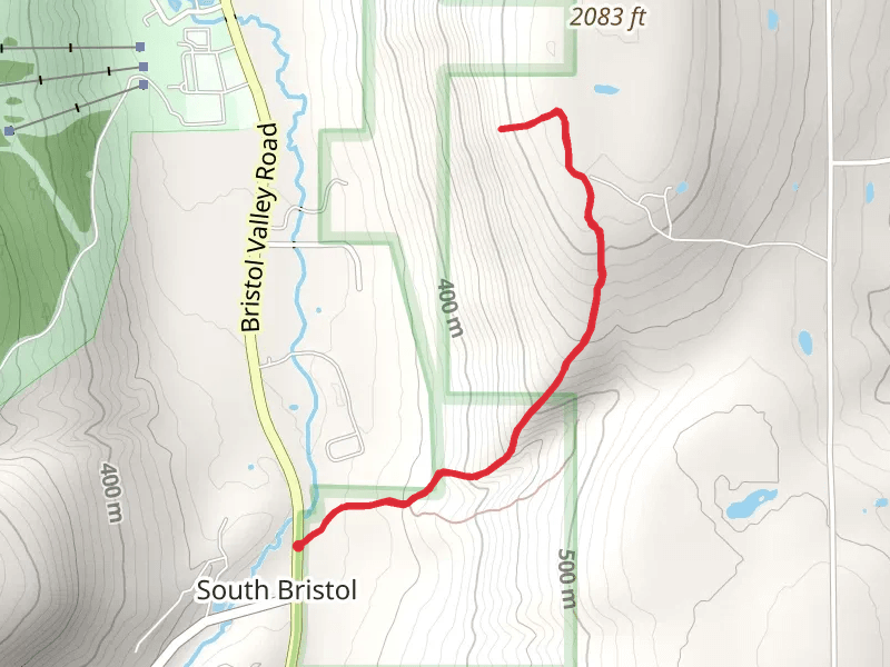 Stid Hill Trail from South Bristol