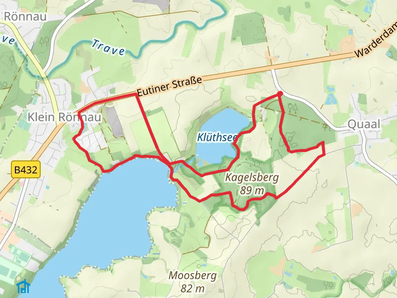 Klüthsee and Großer Segeberger See Loop