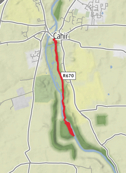 County Tipperary Walking mobile static map