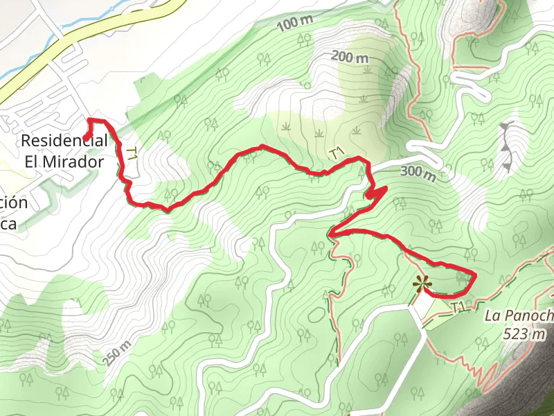Trail of the Cresta del Gallo through the Lages PR MU 50