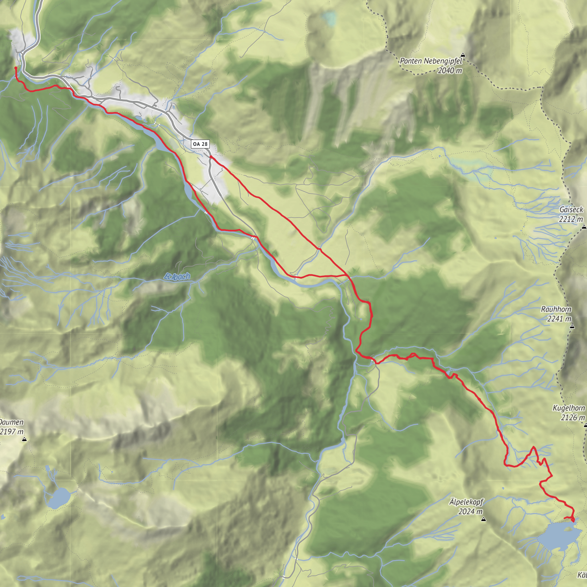 Schrecksee mobile static map