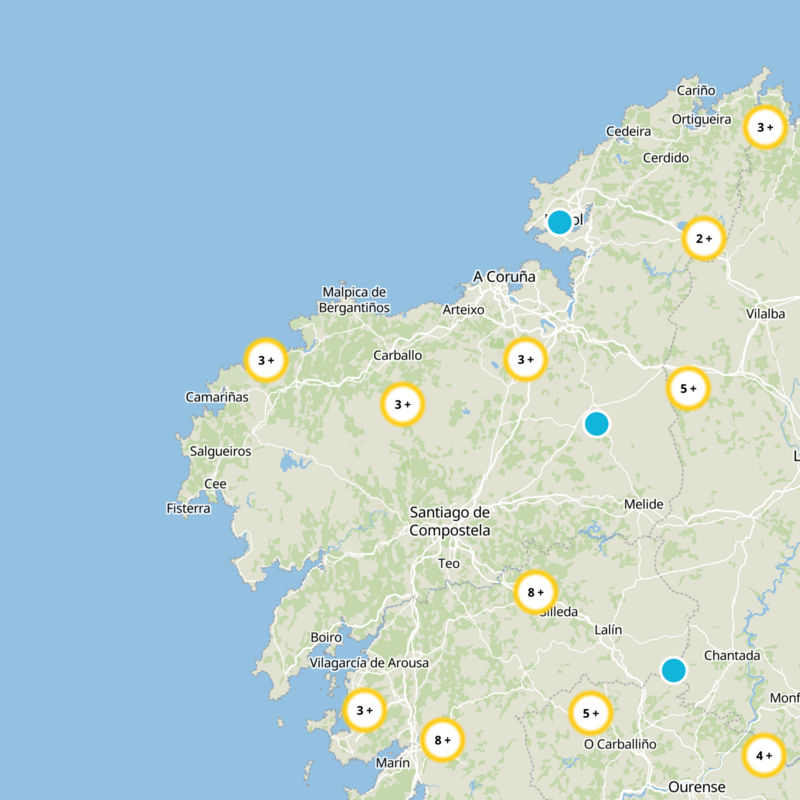 Bergantiños Static Map