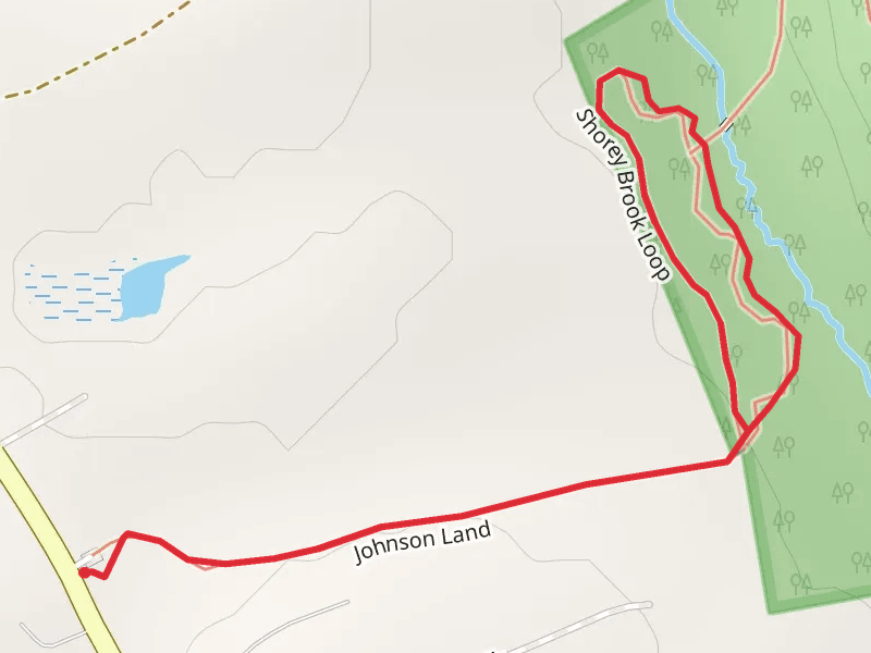 Shorey's Brook - Goodwin Trail mobile static map