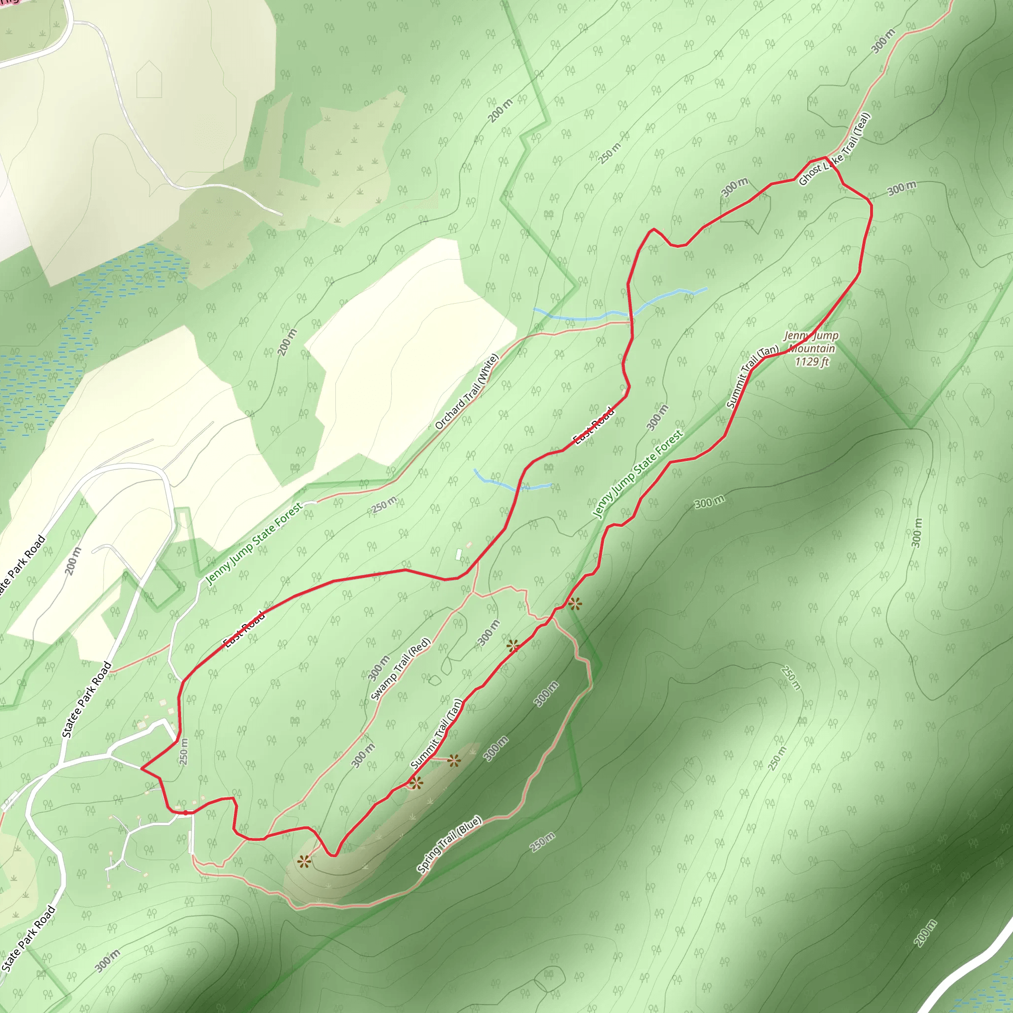 Jenny Jump Mountain Loop mobile static map