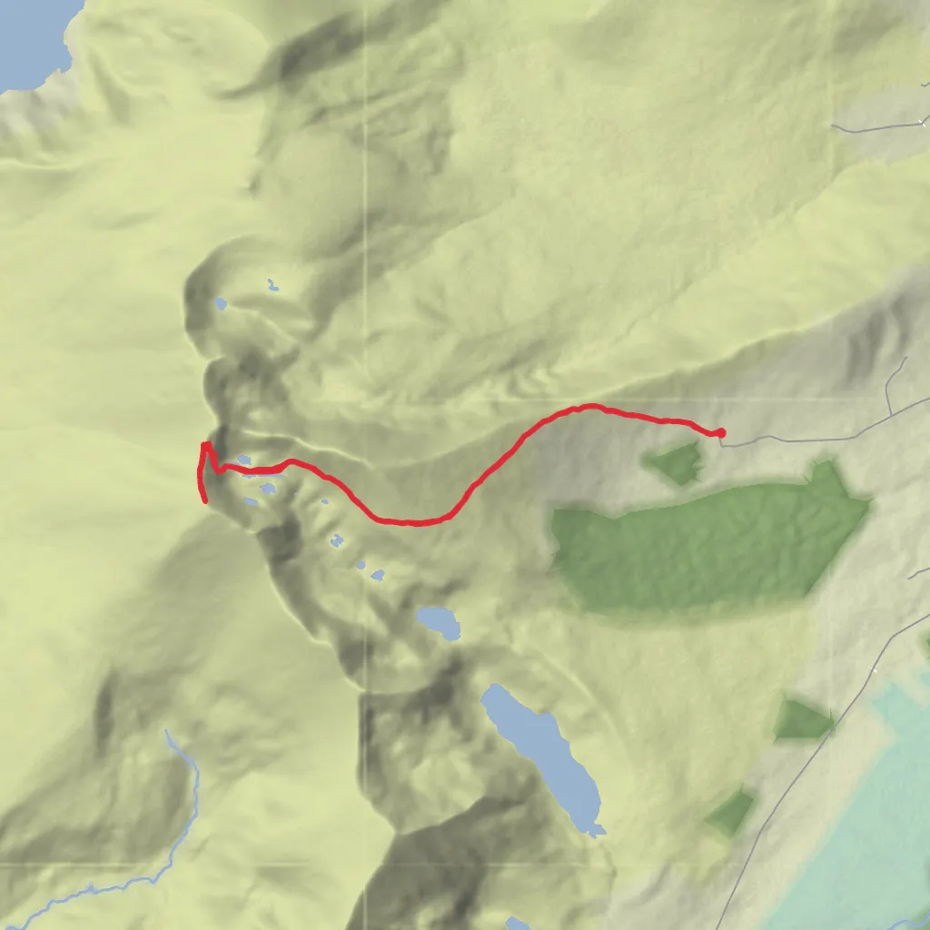 Mount Brandon from Faha mobile static map