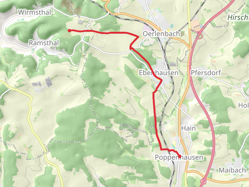 Poppenhausen to Ramsthal Walk