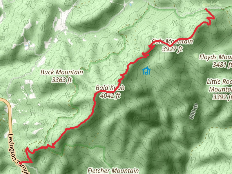 Bald Knob and Cole Mountain via Appalachian Trail
