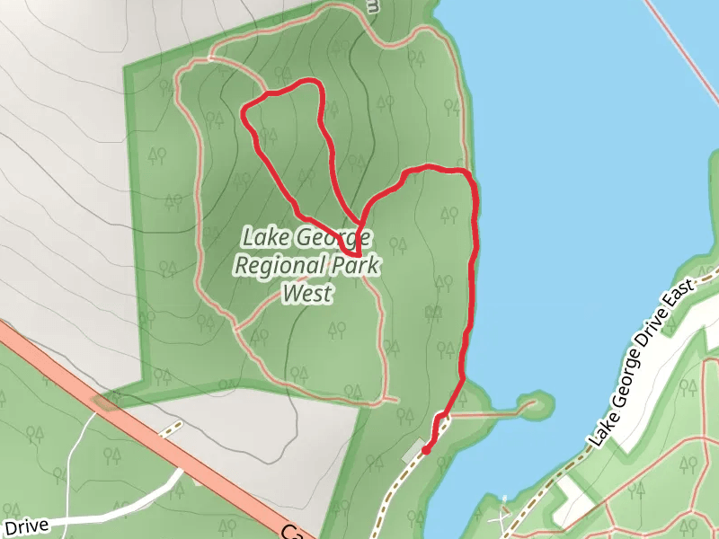 Shay's Loop from West Lake George Park Lane