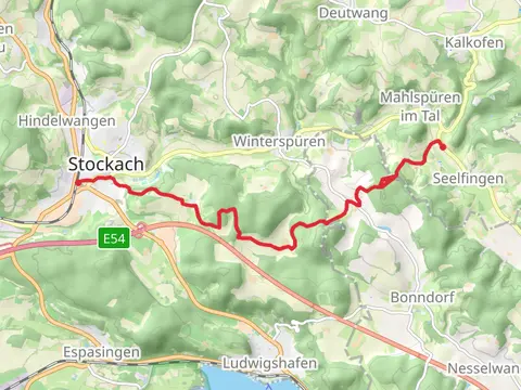 Neumuehle to Stockach via Heuberg - Allgaeu Weg