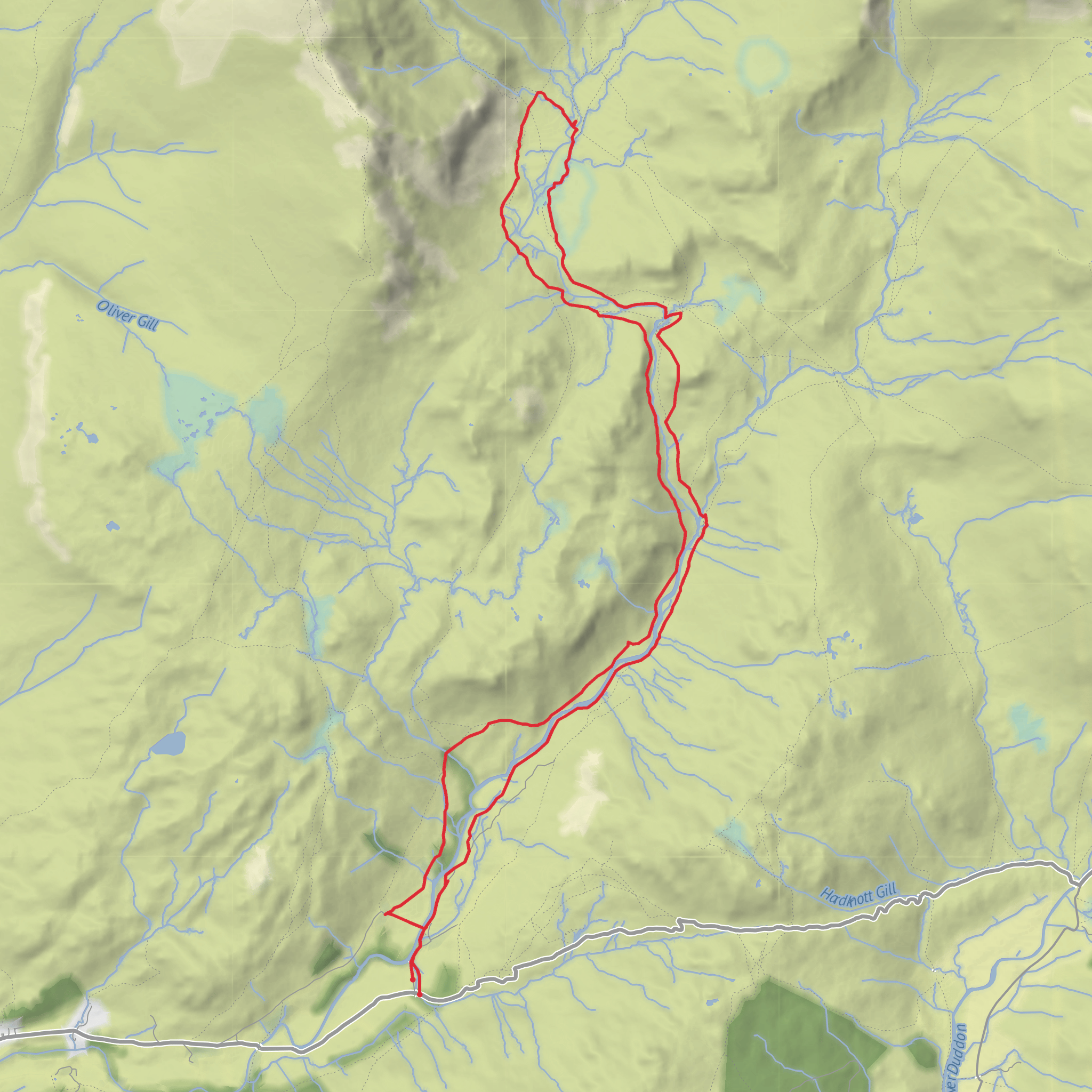 Tongue Pot and Cam Spout crag mobile static map
