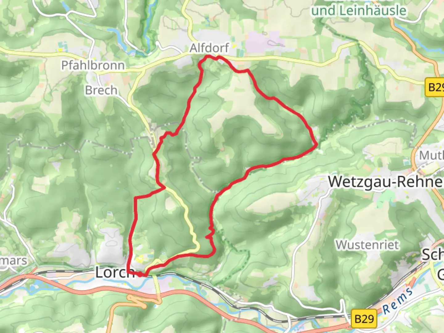 Lorch to Alfdorf Loop | Ostalbkreis | Germany