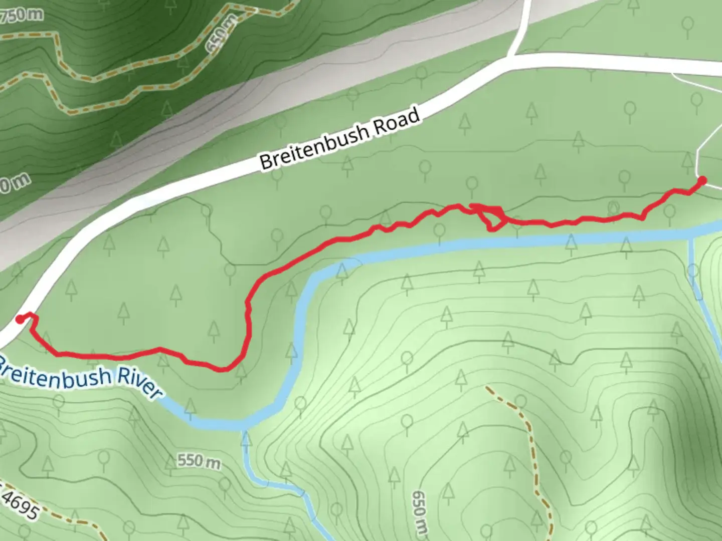 An image depicting the trail Humbug Flats Trail and its surrounding area.