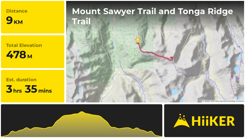 Mount Sawyer Trail and Tonga Ridge Trail | King County | Washington