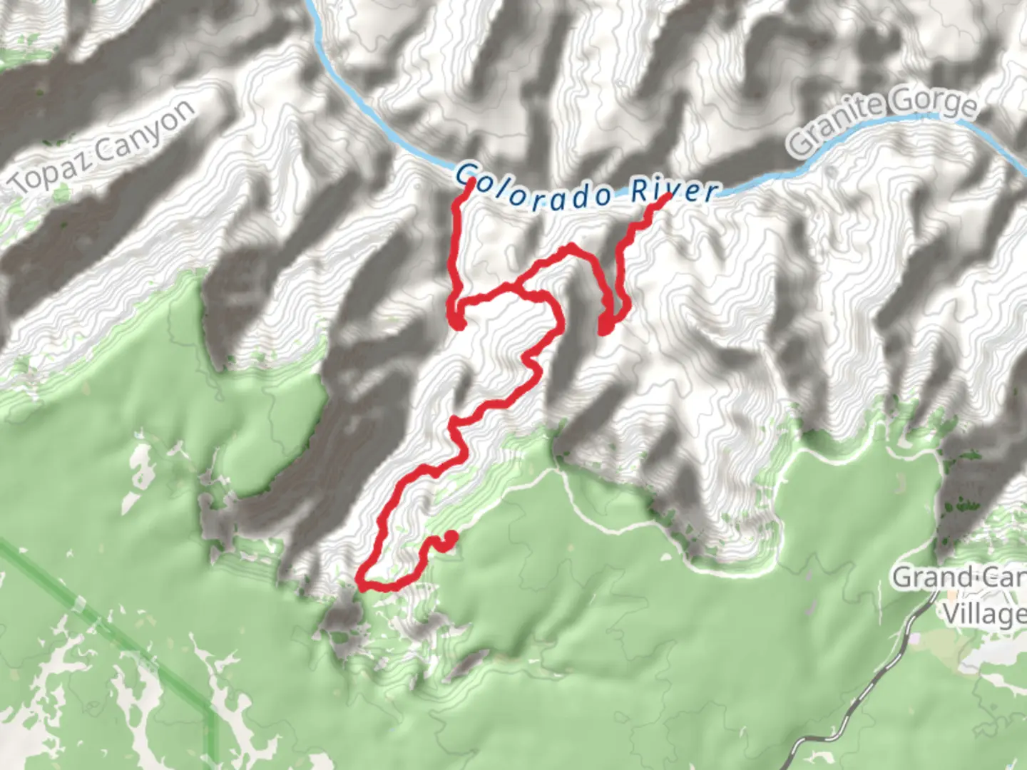 An image depicting the trail Hermit Creek Loop and its surrounding area.