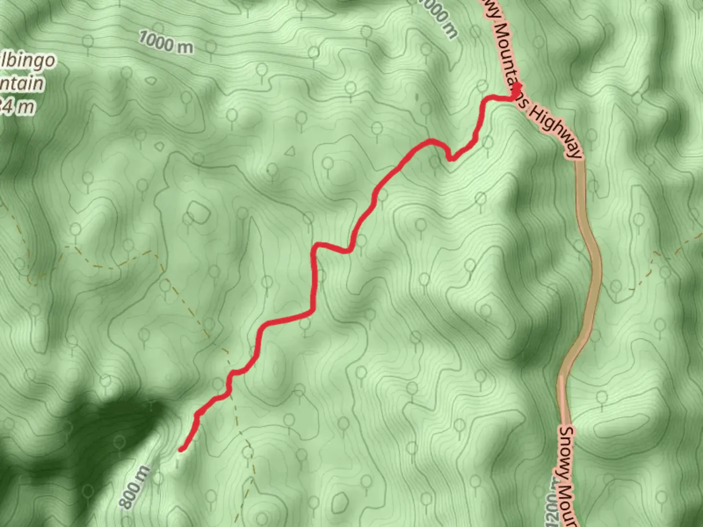 An image depicting the trail Landers Falls Lookout Walk and its surrounding area.