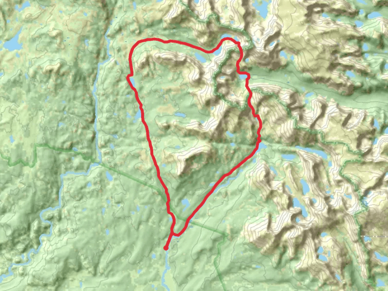 Dads Lake, Marms Lake, Lonesome Lake and Big Sandy Lake Loop via Fremont
