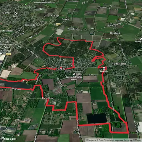 Zandwinning and De Rooije Plas Loop via Ons Kloosterpad and Havelt Weg
