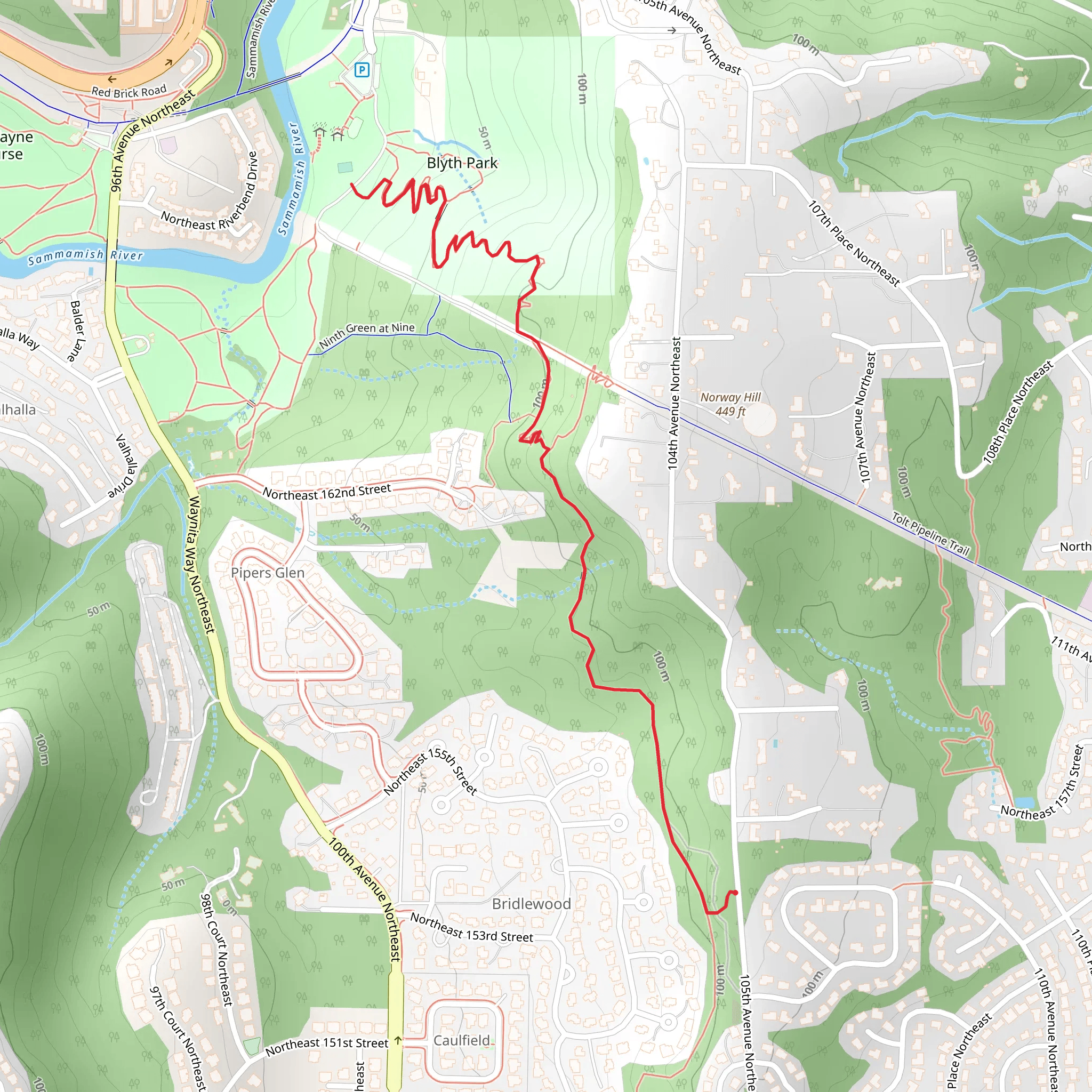 Blyth Park mobile static map