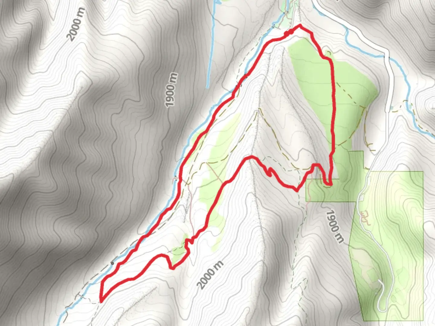 An image depicting the trail Big Springs Hollow Trail and Big Springs-Shingle Mill Link Trail and its surrounding area.