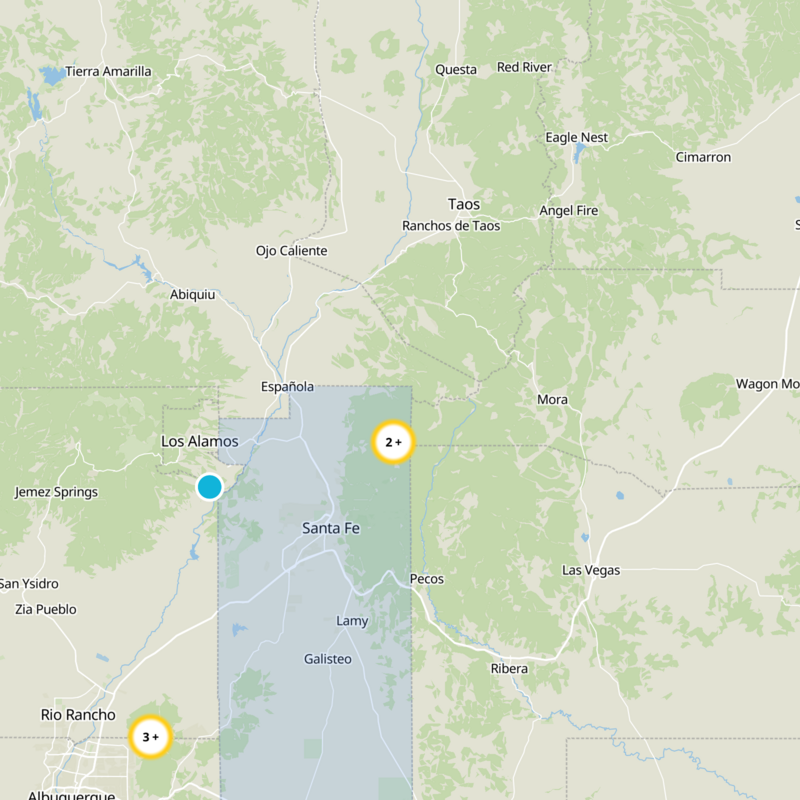 Santa Fe County Static Map