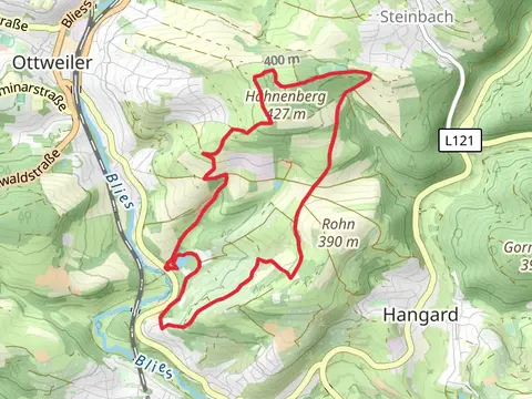 Fischweiher Randsbach via NK Weg and Steinbachpfad