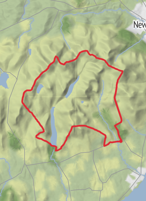 Donard wall mobile static map