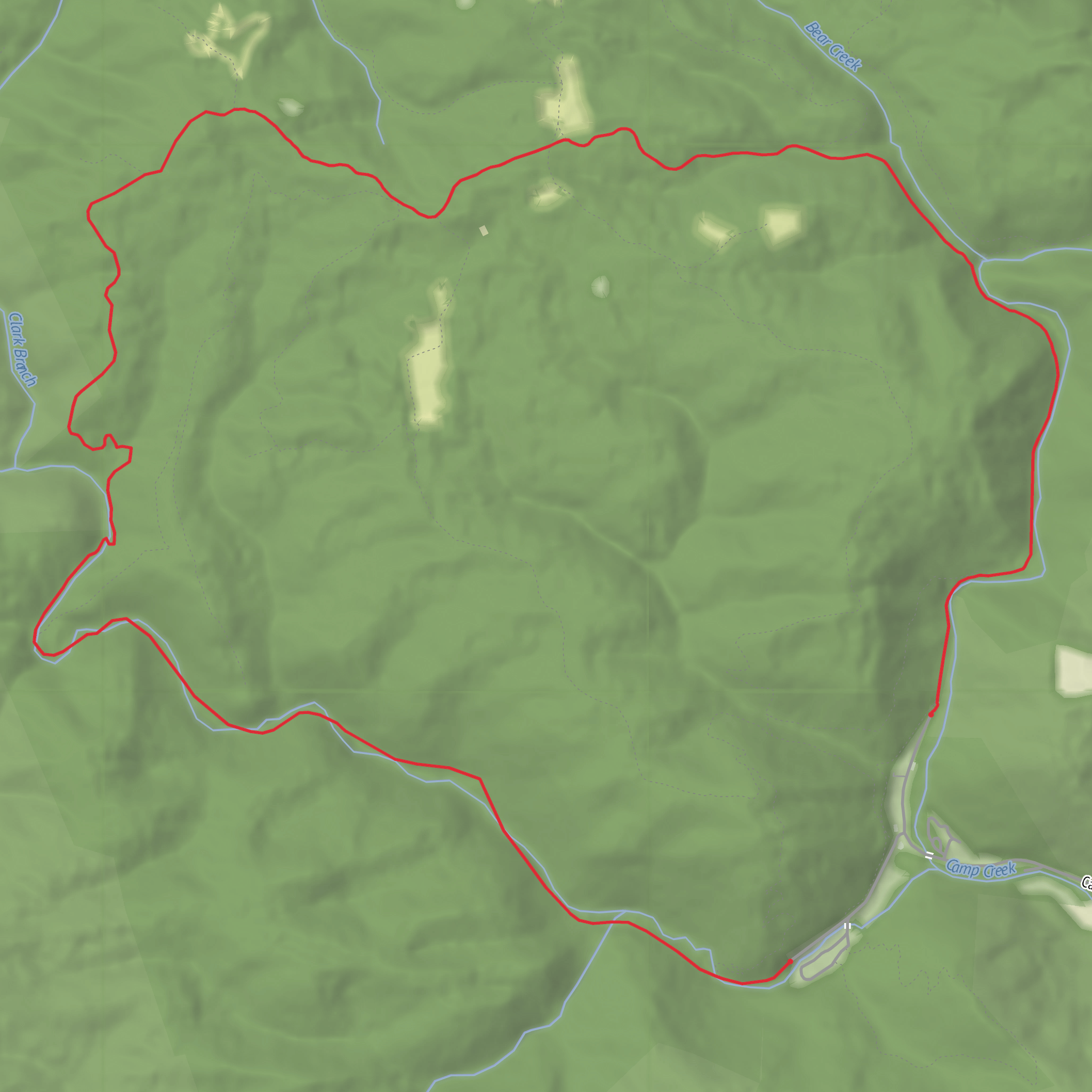 Turkey Loop Trail mobile static map
