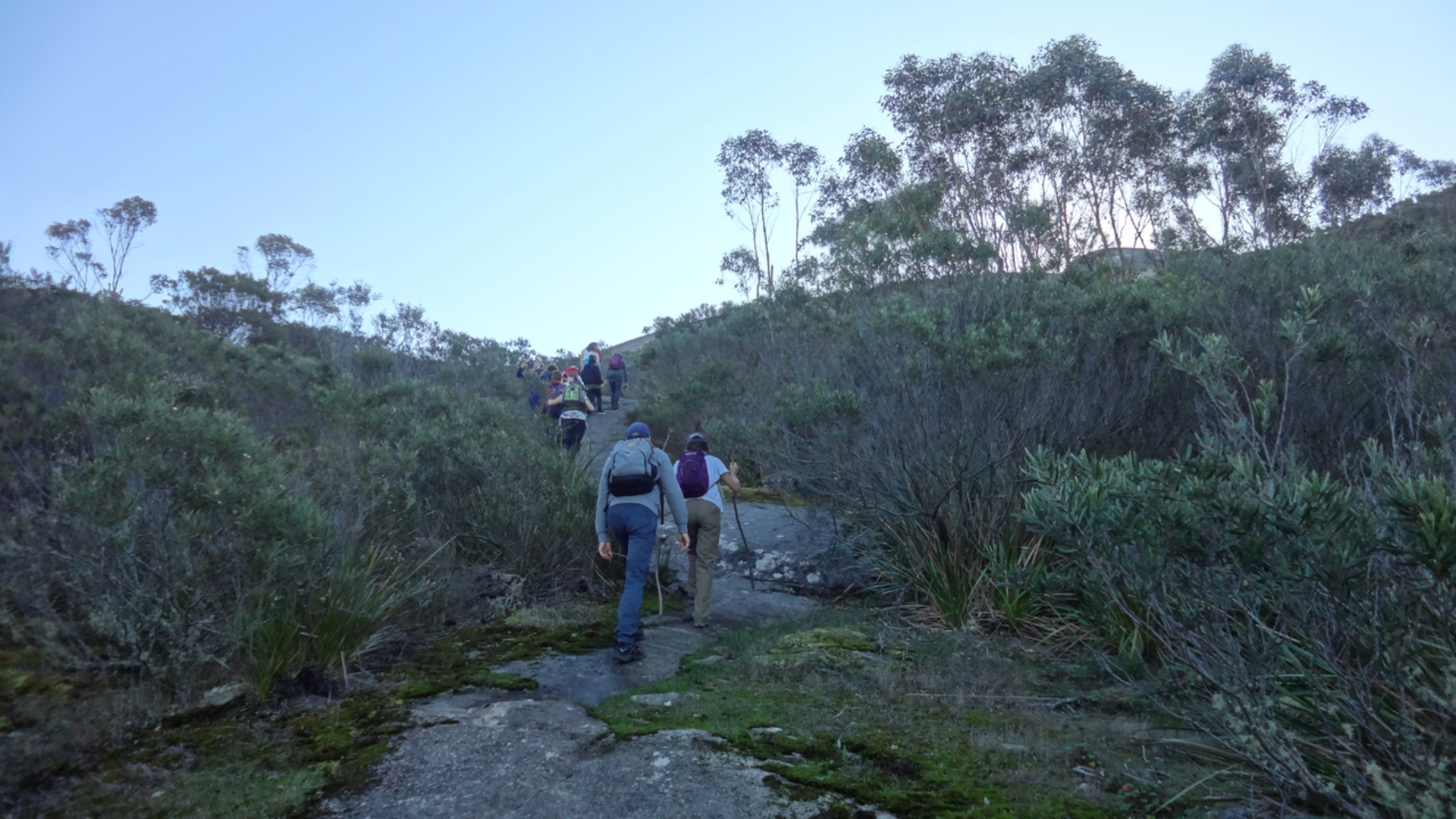 An image depicting the trail Devils Slide Trail and its surrounding area.