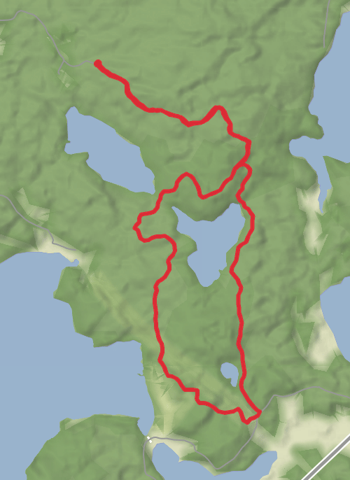 Bexellstigen mobile static map