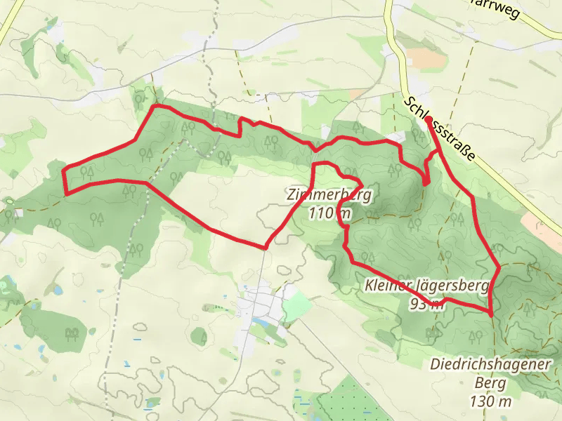 Die Kuehlung, Kleiner Jaegersberg and Zimmerberg Loop