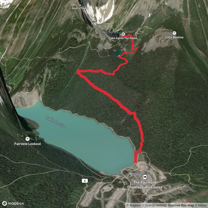 Ice axes and Tea cups to Lake Agnes