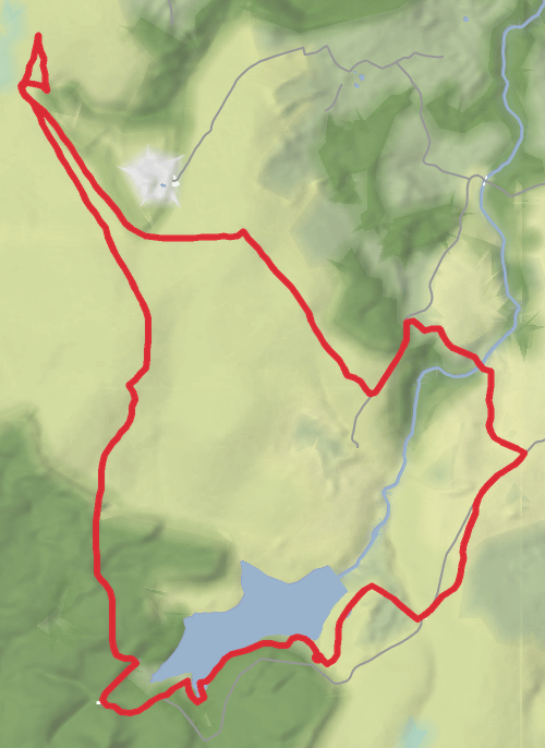 Fernworthy group hike mobile static map