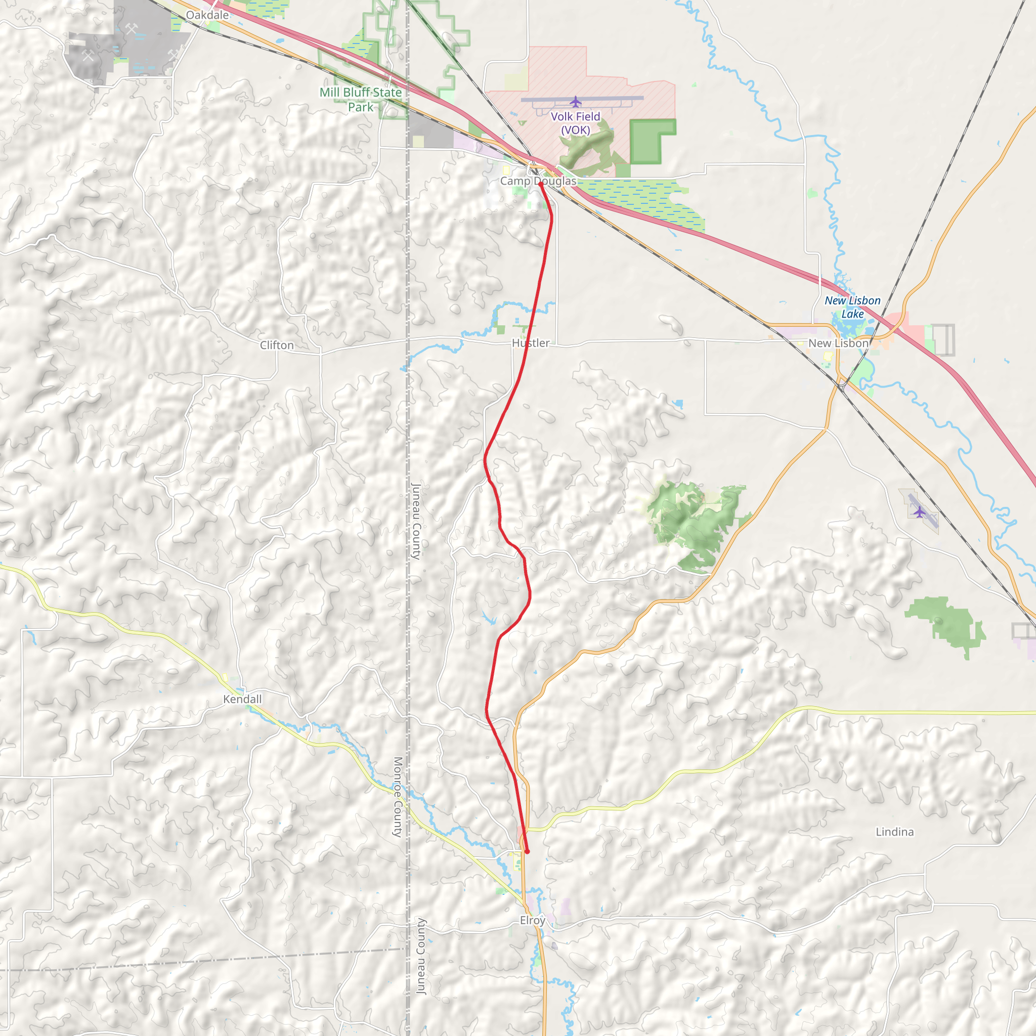 Omaha Trail mobile static map