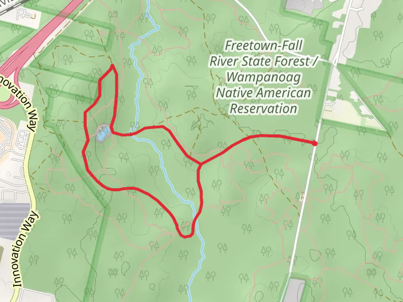 Rattlesnake Brook Loop from Bell Rock Road