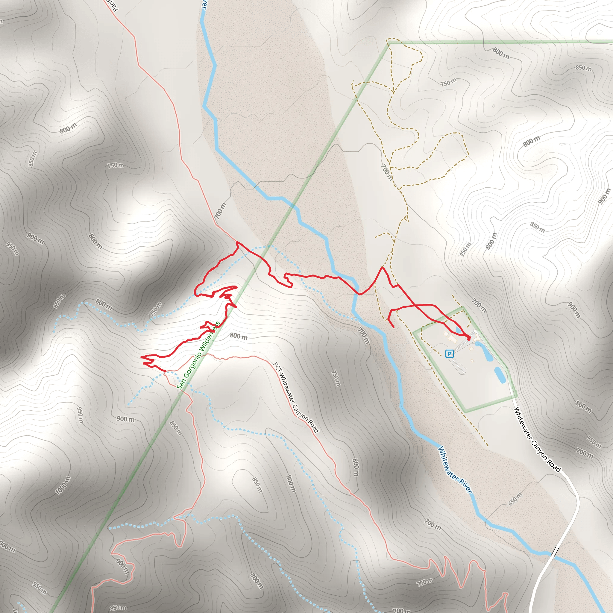 Whitewater River Walk mobile static map