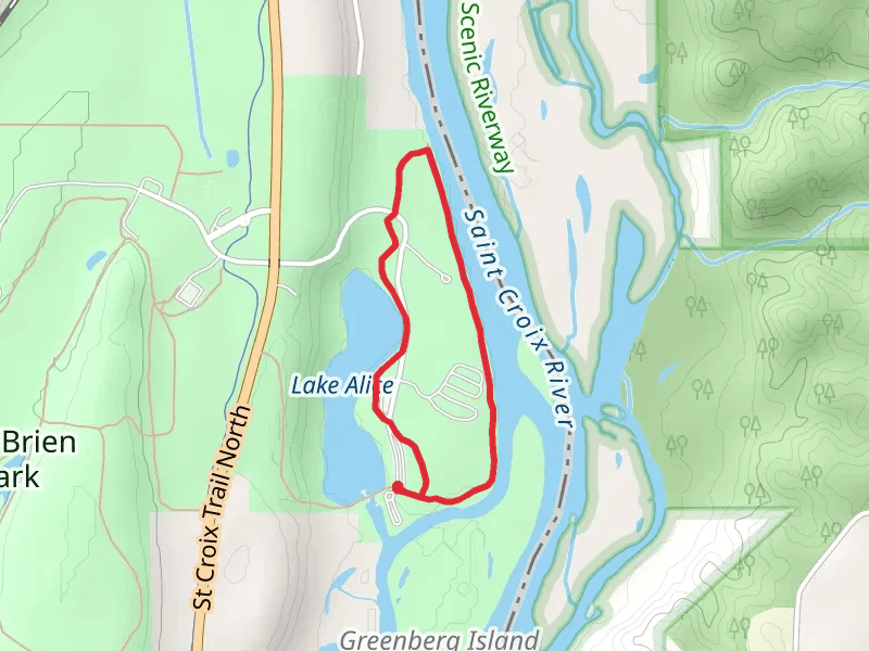 Saint Croix River via Riverside Loop Trail