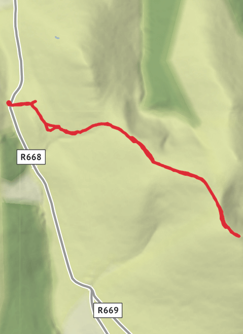 County Waterford Hiking mobile static map