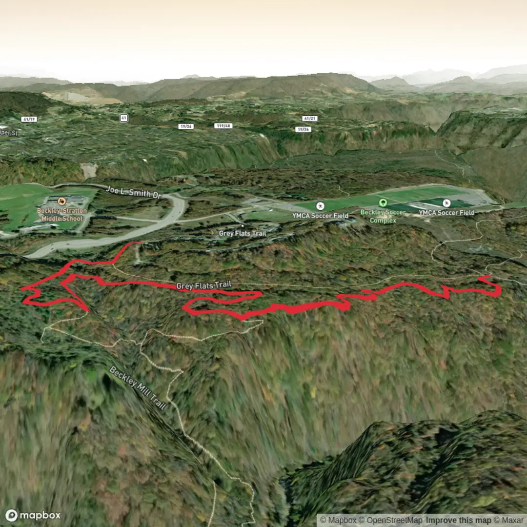 An image depicting the trail Rock Ridge Trail and its surrounding area.