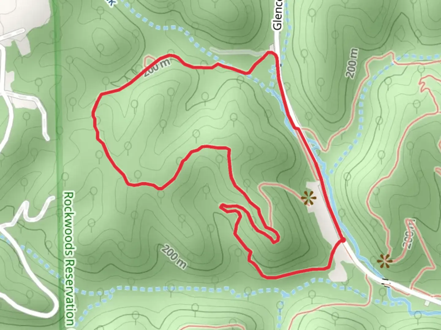 An image depicting the trail Rock Quarry Loop Trail and its surrounding area.