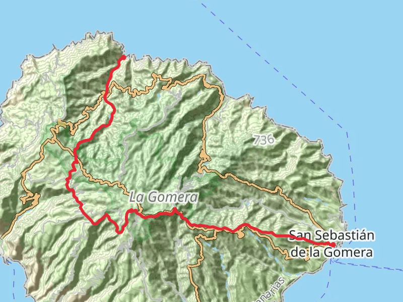 GR 131 La Gomera