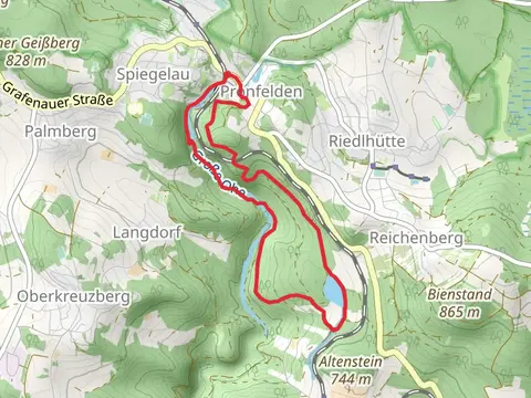 Pronfelden and Stausee Großarmschlag Loop