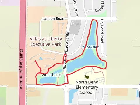 West Lake and Mar Lee Park Loop