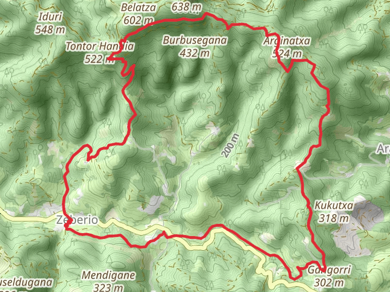 Zubialde - Irumugarrieta-Argiñao-Zubialde PR BI 11